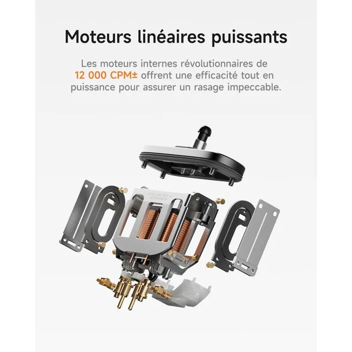 Laifen T1 Pro Rasoir électrique compact avec 1 lame et moteur linéaire