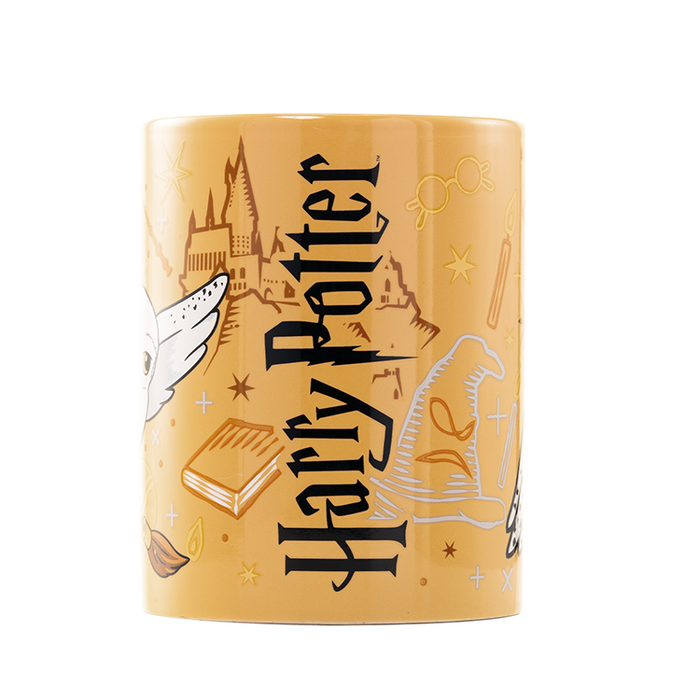 PYRAMID Mug Tasse à café Harry Potter Hedwig avec housse en peluche 440ml Céramique Résistant au lave-vaisselle et micro-ondes