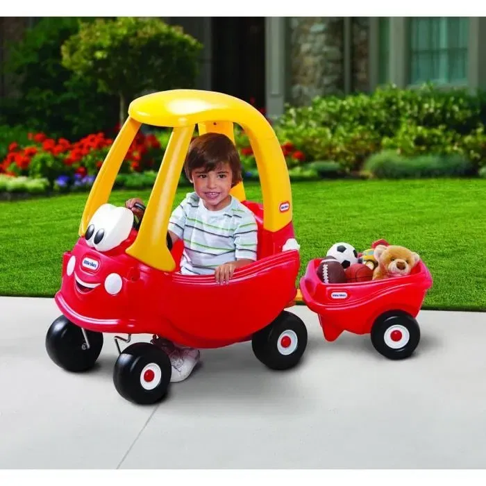 Little Tikes Remorque pour Cozy Coupe - Remorque de jouet à accrocher - Pour enfant dès 18 mois