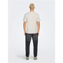 T-shirt à manches courtes homme Only & Sons Onsdawson Reg Blanc