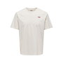 T-shirt à manches courtes homme Only & Sons Onsdawson Reg Blanc