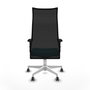 Piqueras y Crespo Chaise de Bureau Albacete Turquoise et Noir