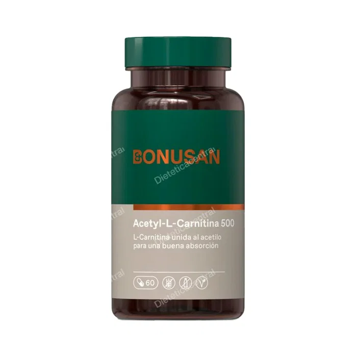 BONUSAN Acétyl-L-carnitine 500mg 60 capsules BONUSAN Acétyl-L-carnitine 500mg 60 capsules