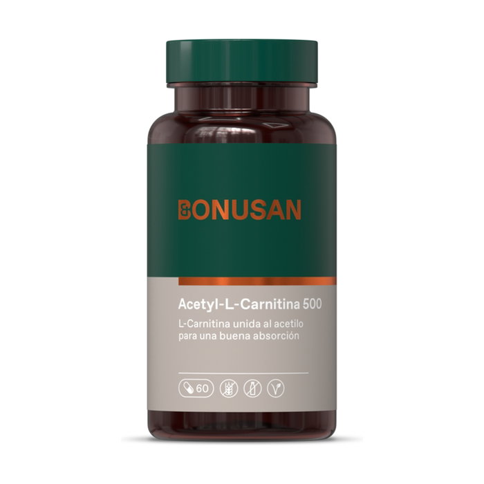 Bonusan Acétyl L-Carnitine 500mg 60 capsules Bonusan Acétyl L-Carnitine 500mg 60 capsules
