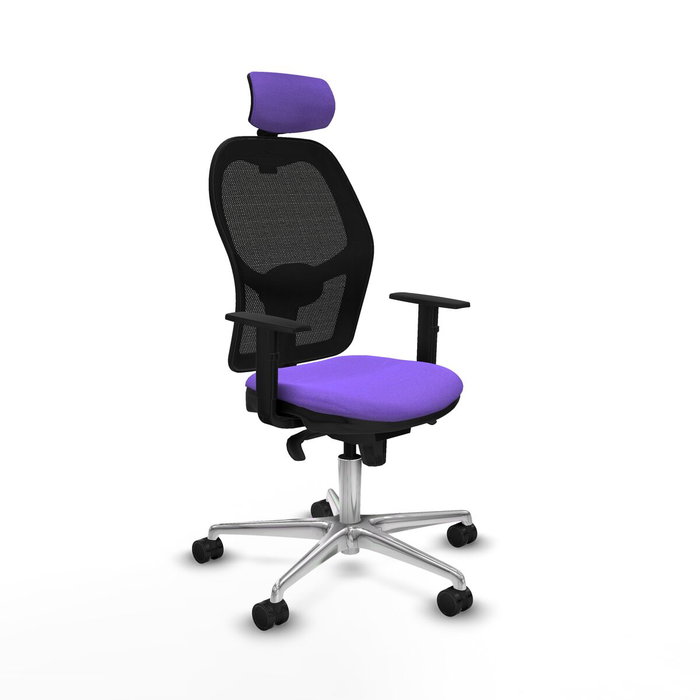 Piqueras y Crespo Chaise de Bureau avec Appui-tête 1D086N2 Lila Piqueras y Crespo Chaise de Bureau avec Appui-tête 1D086N2 Lila