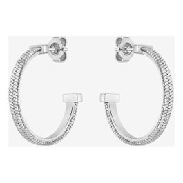 Boss Boucles d'oreilles en acier inoxydable Gris