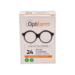 OPTIFARM Lingettes Nettoyage Lunettes 24 Unités