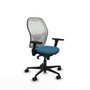 Piqueras y Crespo Chaise de Bureau 3D036N0 Blanc Vert pétrole
