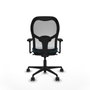 Piqueras y Crespo Chaise de Bureau 3D036N0 Blanc Vert pétrole