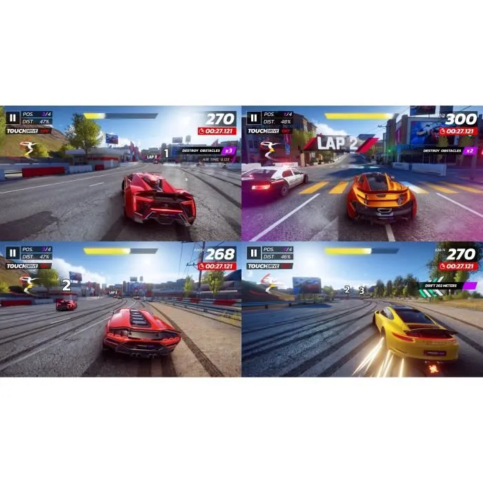 Just For Games Asphalt Legends Unite - Jeu PS5 Supercharged Edition avec supercars, pièces et jetons inclus Just For Games Asphalt Legends Unite - Jeu PS5 Supercharged Edition avec supercars, pièces et jetons inclus