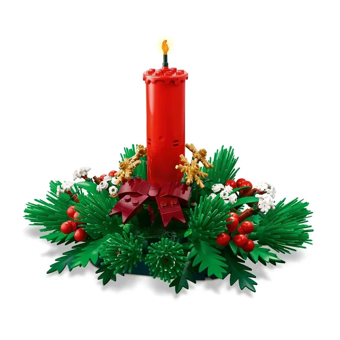 LEGO 40743 Centre de Table de Noël - Jouet de Construction pour Enfants dès 12 Ans, Décoration de Fêtes