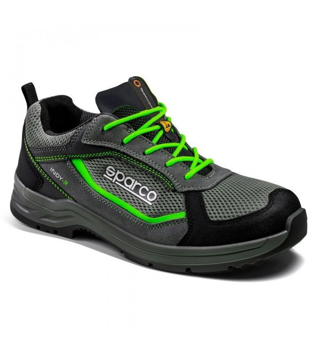 Sparco INDY-R S1P ESD Taille 48 Gris/Vert Sparco INDY-R S1P ESD Taille 48 Gris/Vert