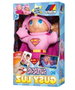 Molto - Poupée lumineuse Supergirl avec éclairage, 28 cm, fonctionne sur pile AA (incluse), jouet en tissu