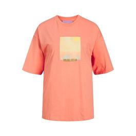 T-shirt à manches courtes femme Jack & Jones Jxpaige Orange