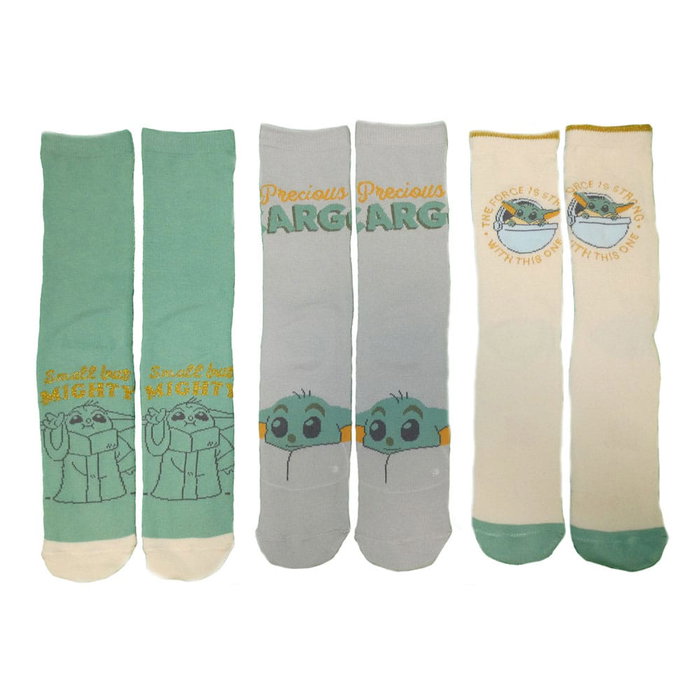 Star Wars The Mandalorian pack 3 chaussettes Grogu S-M