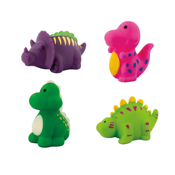 DEQUBE Tapis de jeu 2-en-1 avec boîte de rangement pour jouets - 85 cm x 85 cm - Dinosaures et animaux - Dès 6 mois