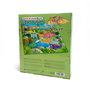 DEQUBE Tapis de jeu 2-en-1 avec boîte de rangement pour jouets - 85 cm x 85 cm - Dinosaures et animaux - Dès 6 mois