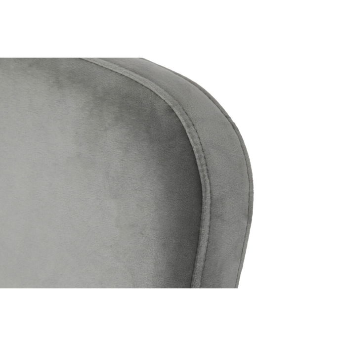 Siège DKD Home Decor Gris Métal 62 x 76 x 76 cm 55 x 71 x 72 cm