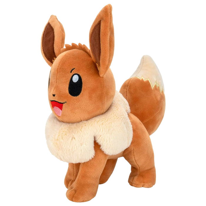 JAZWARES Peluche Eevee Pokémon 20 cm - Peluche Officielle