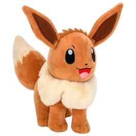 JAZWARES Peluche Eevee Pokémon 20 cm - Peluche Officielle