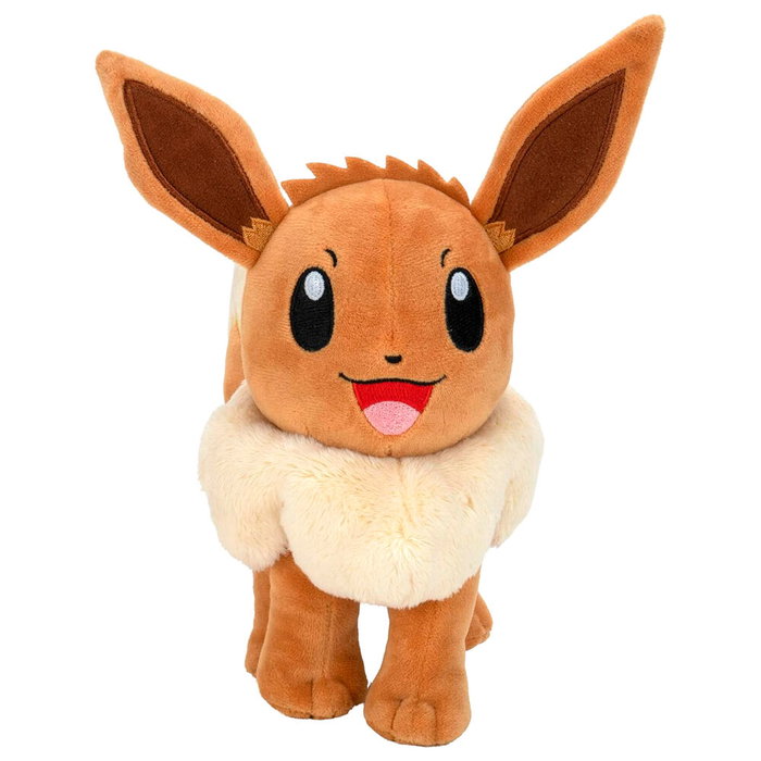 JAZWARES Peluche Eevee Pokémon 20 cm - Peluche Officielle