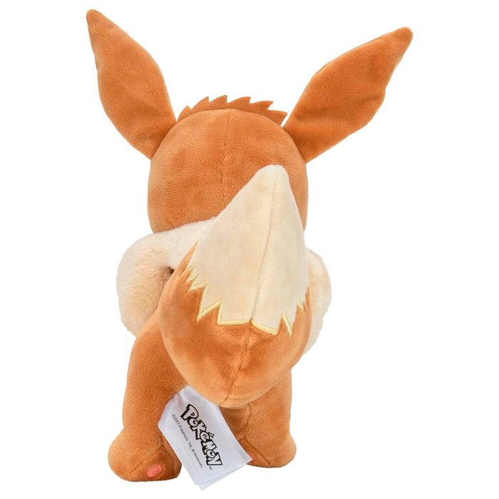 JAZWARES Peluche Eevee Pokémon 20 cm - Peluche Officielle