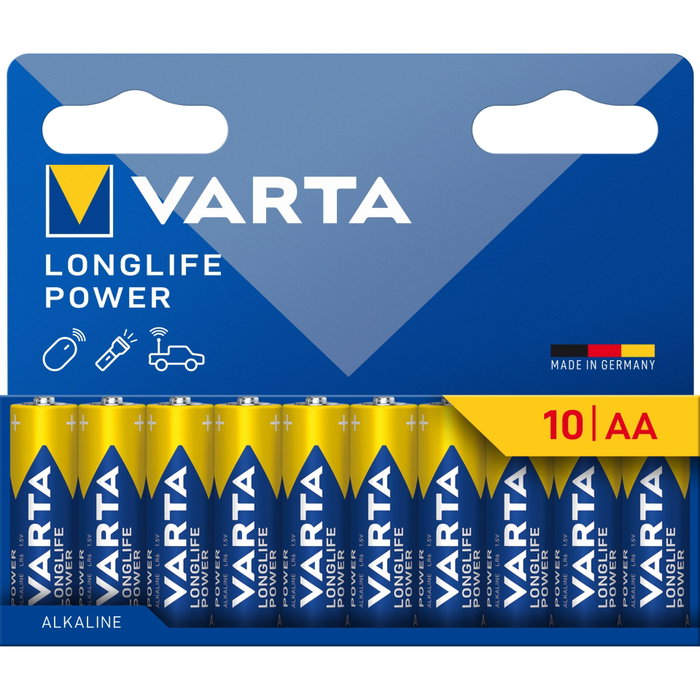 Varta Longlife Power AA - LR06, 10 unités
