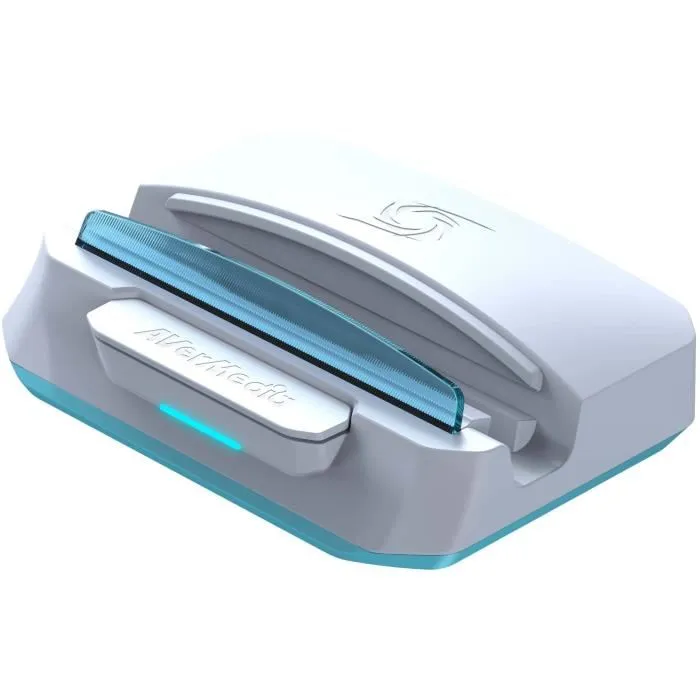 AVerMedia GC515 Dock Console Blanc, Carte d'Acquisition Intégrée avec Port SD, pour Streamers et Gamers