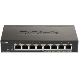 D-Link Switch Gigabit Ethernet 8 Ports Gestionable PoE+ 64W EasySmart L2/L3