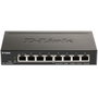 D-Link Switch Gigabit Ethernet 8 Ports Gestionable PoE+ 64W EasySmart L2/L3
