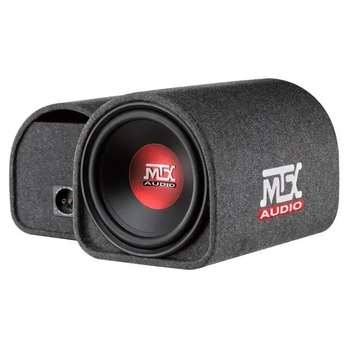 MTX Audio Caisson de basses RTT12AV 30 cm 350W RMS 4 ohms, tube bass-reflex avec membrane en polypropylène, pour voiture MTX Audio Caisson de basses RTT12AV 30 cm 350W RMS 4 ohms, tube bass-reflex avec membrane en polypropylène, pour voiture