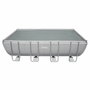 Intex Bâche à bulles renforcée rectangulaire pour piscine tubulaire 7,32 x 3,66 m - Gris