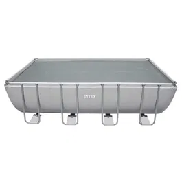 Intex Bâche à bulles renforcée pour piscine tubulaire rectangulaire 7,32 m x 3,66 m - Protection UV et chimique