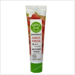 HAPPY BIO Dentifrice Enfants Fraise sans Fluor 50ml ECO