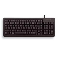 Cherry Clavier Slim Réduit avec Pavé Numérique, Connexion PS2/USB, Blanc