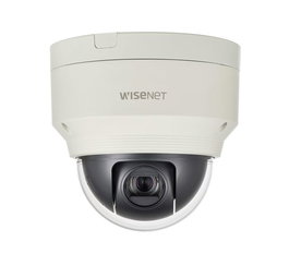 Hanwha XNP-6120H - Caméra dôme PTZ réseau Full HD 2 MP avec zoom optique 12x, WDR, audio bidirectionnel, PoE, résolution 1920x1080, compatible H.265/H.264