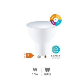 GSC Evolution Ampoule LED dicroïque intelligente WiFi RGB + CTT, 5,5W, GU10