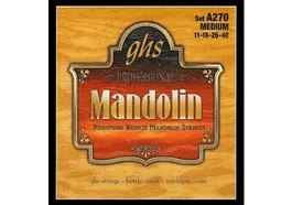 GHS Juego Mandoline Phosphor Bronze Medium 11-40 - Cordes pour Mandoline en Bronze Phosphoreux