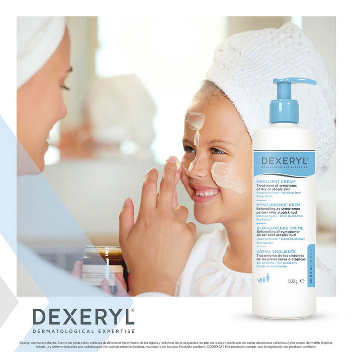 Dexeryl Crème Émolliente 500 gr Apaisante Séchesse Cutanée Dermatite Atopique Ichtyose