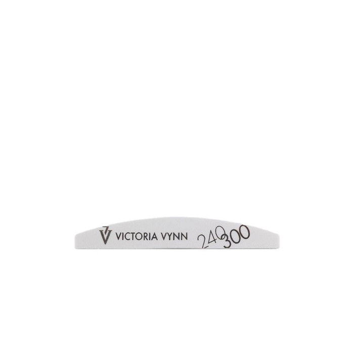 Victoria Vynn Lime à ongles grain 240/300 - Ponce lime demi-lune pour manucure classique et lissage Victoria Vynn Lime à ongles grain 240/300 - Ponce lime demi-lune pour manucure classique et lissage