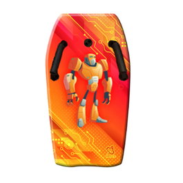 Marbueno Planche de Surf EPS avec Poignées Design Robot 68 cm Rétractable Piscine et Plage 10074ROBO