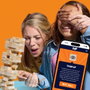 Hasbro Games Jenga G1499 - Jeu de société de construction de tours avec défis en ligne - Version portugaise et espagnole - À partir de 6 ans