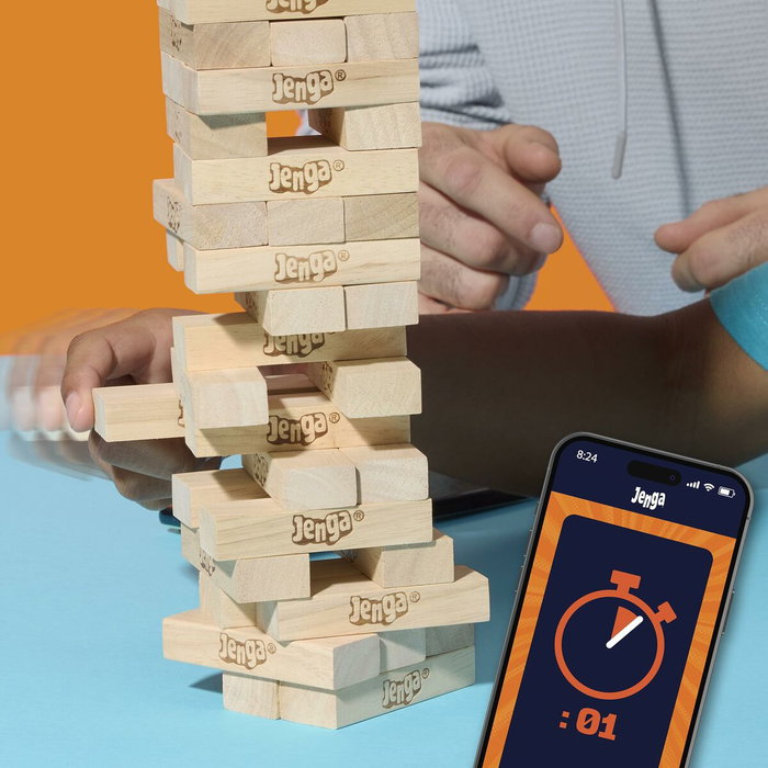 Hasbro Jenga - Jeu de société de tour de blocs