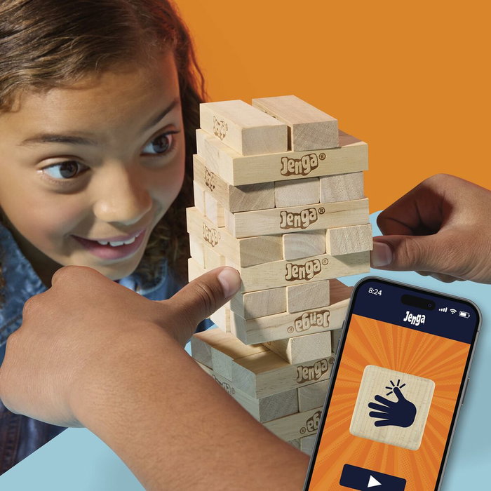 Hasbro Jenga - Jeu de société de tour de blocs