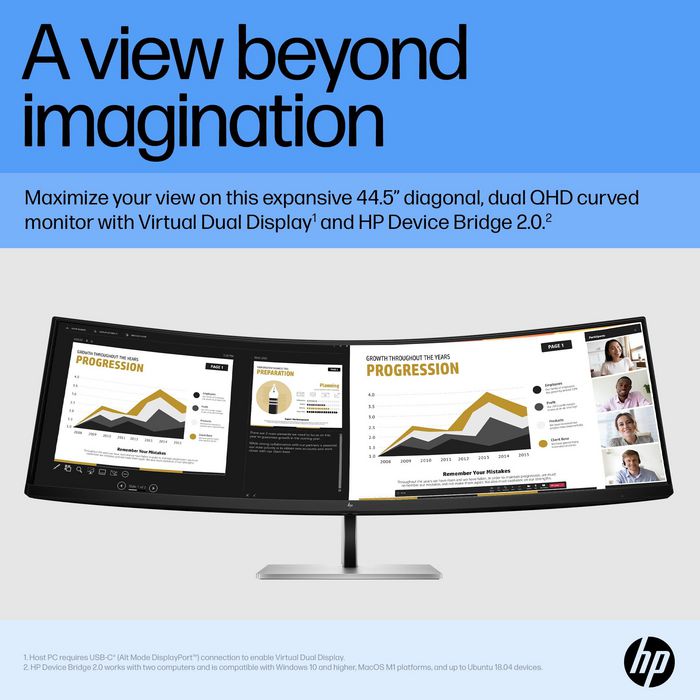 HP E45c G5 Écran incurvé DQHD 44,5 pouces