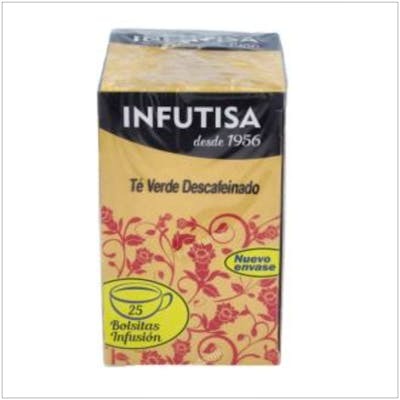 INFUTISA Infusion Thé Vert Décaféiné 25 sachets INFUTISA Infusion Thé Vert Décaféiné 25 sachets