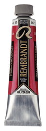 Rembrandt Peinture à l'huile Violeta Rojizo Permanente 567, 40 ml