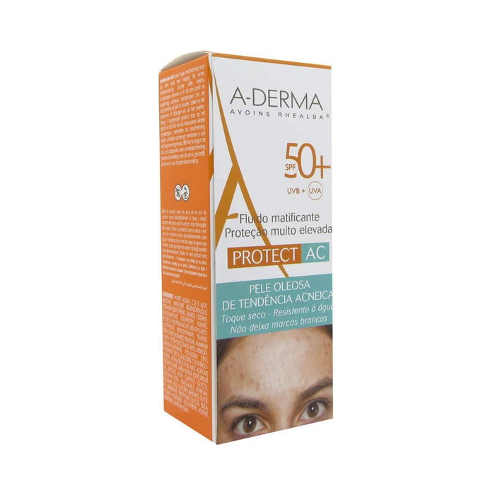 A-Derma Protect AC Fluide Solaire Matifiant SPF50+ 40 ml