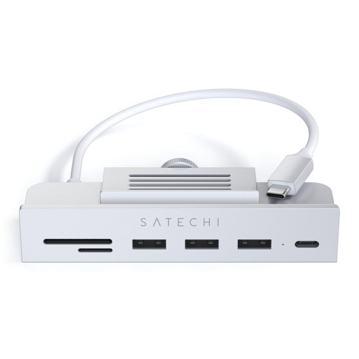 Satechi USB-C Clamp Hub pour iMac 24 pouces, Argent Satechi USB-C Clamp Hub pour iMac 24 pouces, Argent