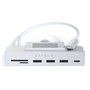 Satechi USB-C Clamp Hub pour iMac 24 pouces, Argent